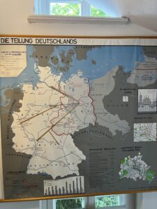 Die Teilung Deutschlands Karte für den Unterricht Grenzlandmuseum Schnackenberg Propaganda im Schulunterricht