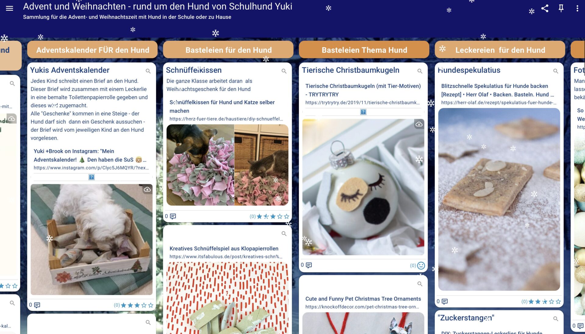 Weihnachten und Advent mit Schulhund Yuki
