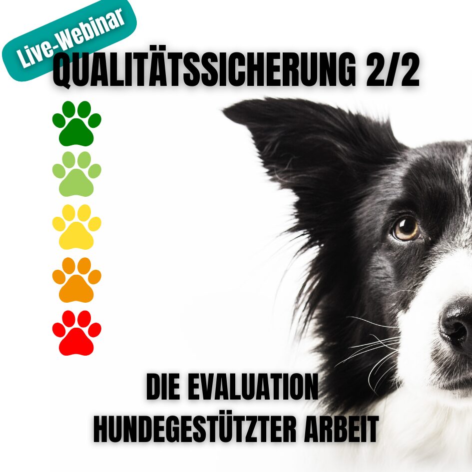 Evaluation der Schulhundarbeit Evaluation der hundegesttützten Arbeit Qualitätssicherung