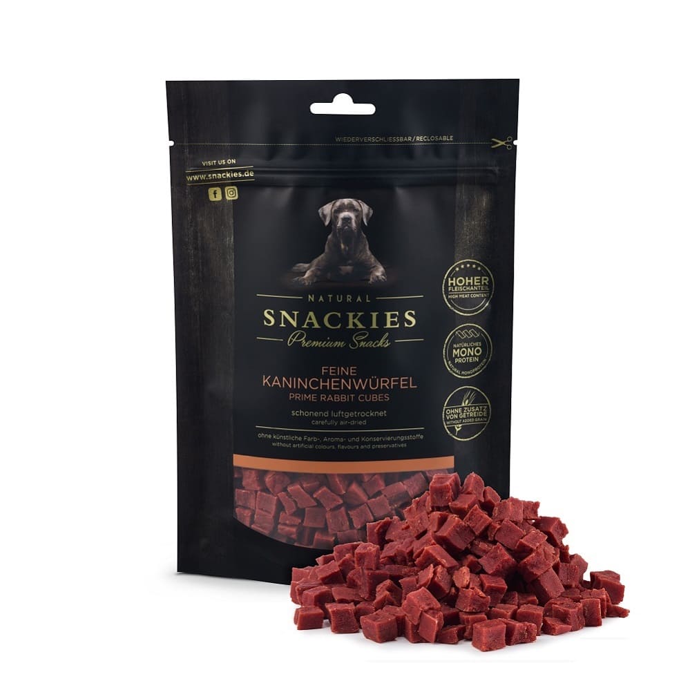 Snackies Naturbelassene Hundesnacks Schonend getrocknete Hundeleckerlis