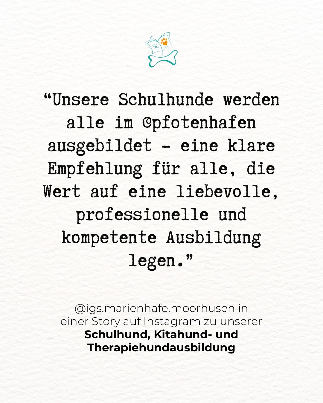 Ausbildung zum Schulhund, Kitahund und Therapiehund