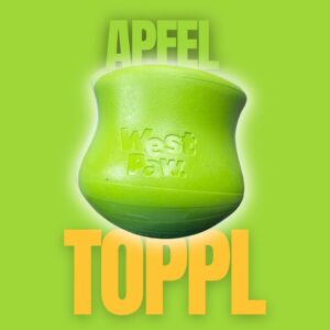 West Paw Toppl Produktbild Apfel