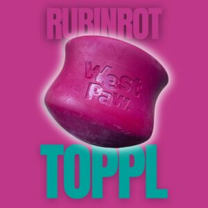 West Paw Toppl rubinrot